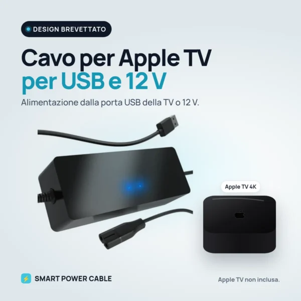Smart Power Cable con Apple TV