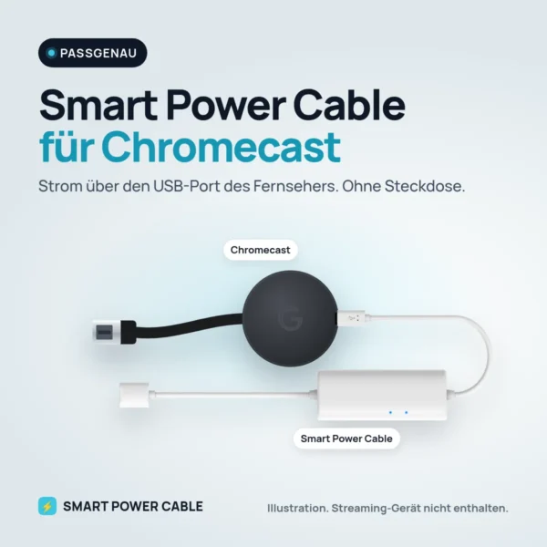 Smart Power Cable mit Chromecast
