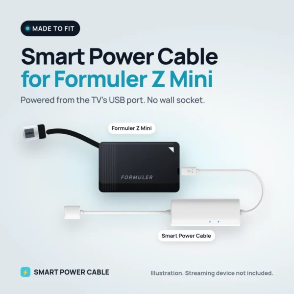 Smart Power Cable with Formuler Z Mini