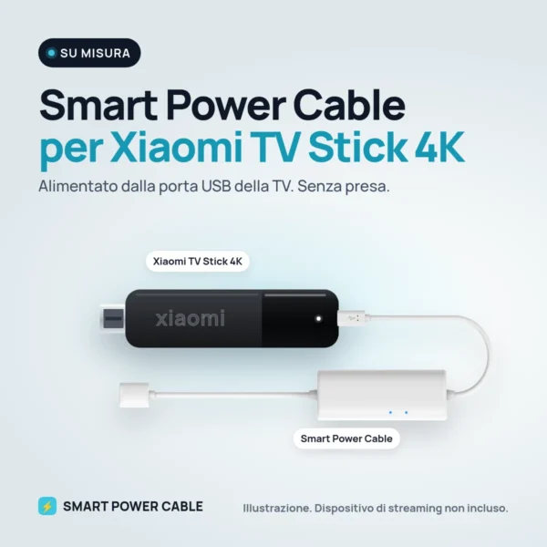 Smart Power Cable con Xiaomi TV Stick 4K