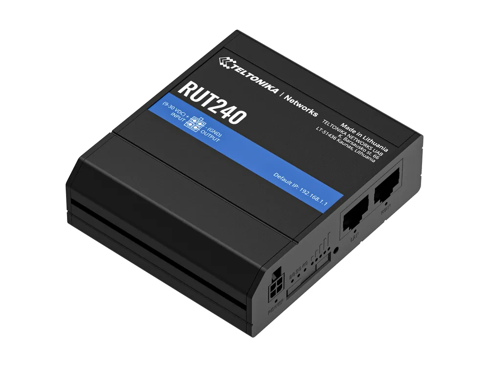 Teltonika RUT240 router, front view