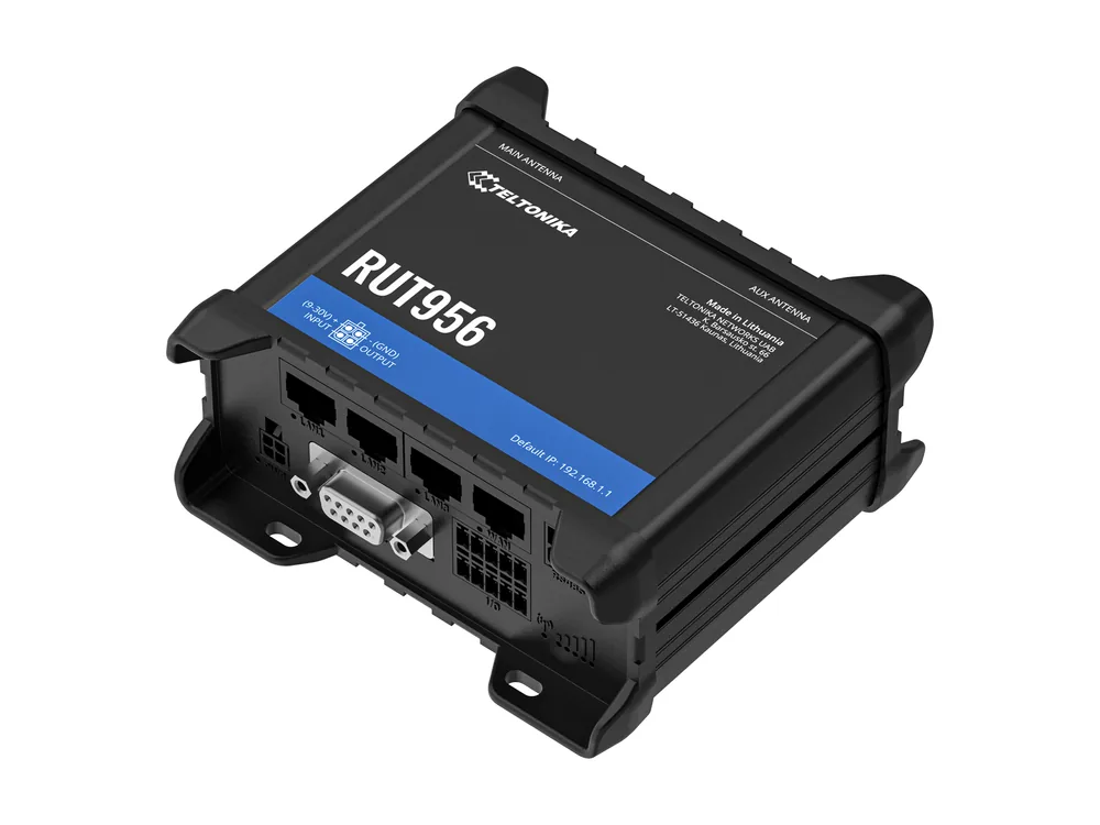 Router Teltonika RUT956, vista frontale