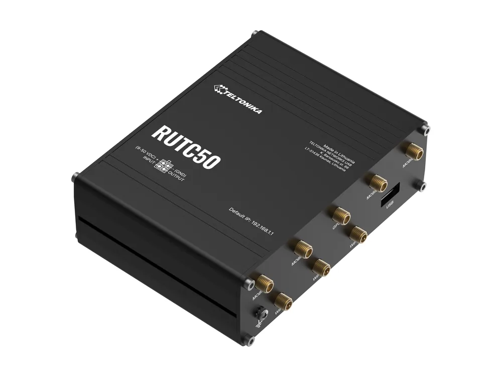 Teltonika RUTC50 router, front view